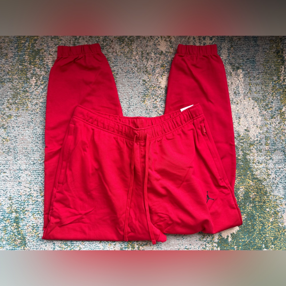 NWT Nike Jordan Dri-Fit red jogger sweatpants, size XL